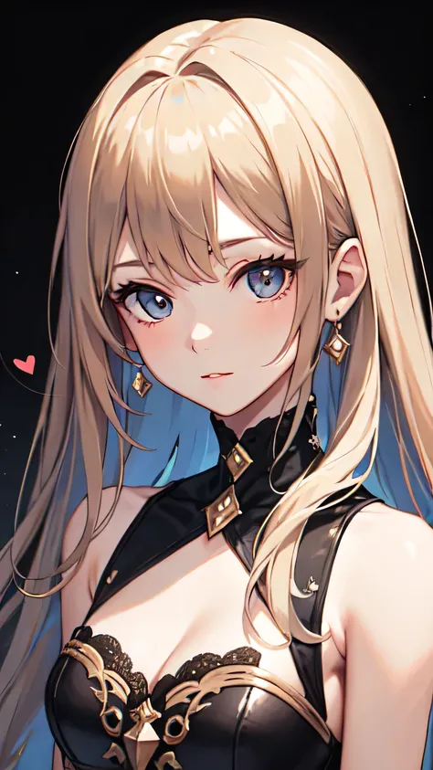 ((Highest quality)), ((masterpiece)), (detailed), One girl,Enveloped in the quiet night,The voice of my heart resonates,Almond Eye,Close up of face