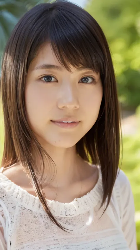 Everything modern:1.66, Cute Japanese Women Photos, smile, 20-year-old, Oil and hair palm for one-length straight hair:1.55, (photo Realistic:1.4), (hyper Realistic:1.4), (Realistic:1.3), (Smoother lighting:1.05), (Improving the quality of cinema lighting:...