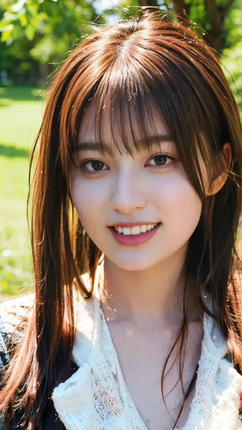 Everything modern:1.66, Cute Japanese Women Photos, smile, 20-year-old, Oil and hair palm for one-length straight hair:1.55, (photo Realistic:1.4), (hyper Realistic:1.4), (Realistic:1.3), (Smoother lighting:1.05), (Improving the quality of cinema lighting:...