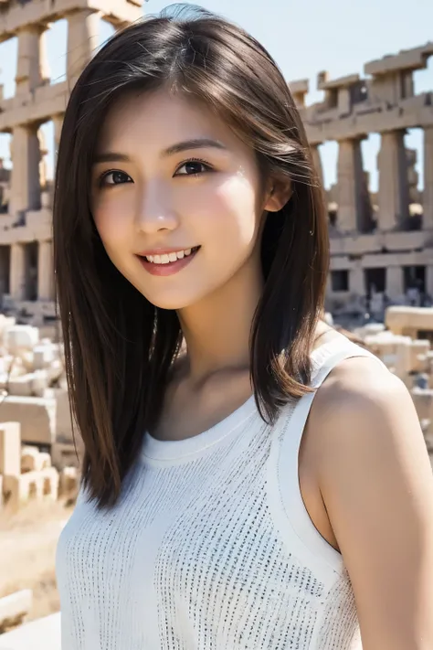 One Girl, (wear casual summer clothes:1.2), (Beautiful Japanese idol portrait photos), 
(RAW Photos, Highest quality), (Realistic, Realistic:1.4), masterpiece, 8K Portrait, 
Very delicate and beautiful, Very detailed, 2k wallpaper, wonderful, In detail, 
V...