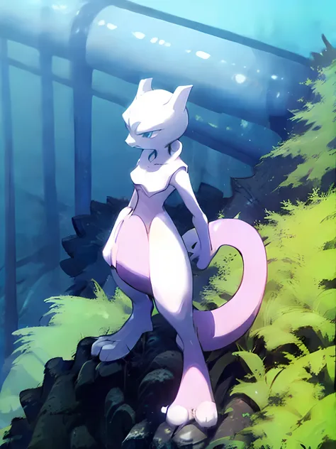 mewtwo on top of a hill