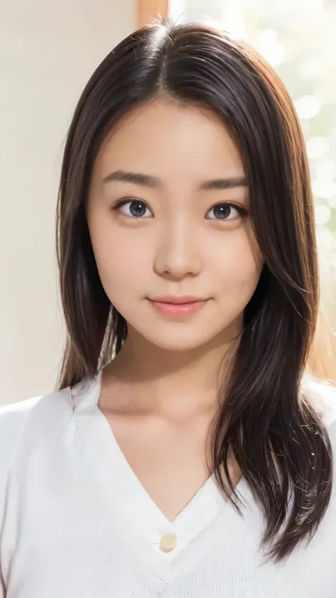 Blonde, Brown Hair, Everything modern:3.66, Cute Japanese Women Photos, smile, 20-year-old, Straight Hair:2.55, (photo Realistic:1.4), (hyper Realistic:1.4), (Realistic:1.3), (Smoother lighting:1.05), (Improving the quality of cinema lighting:0.9), 32K, 1 ...