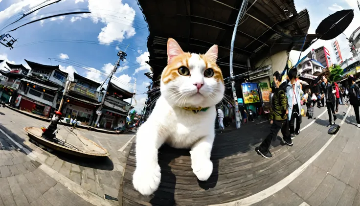 Cat、Fisheye wind、Different types、multiple、Dazzling