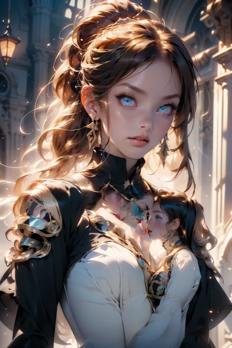(((masterpiece, of the highest quality, super detailed))), 1girl, (big forhead:1.2), ((((Highly detailed face))), (((Very sharp focused eyes))), very long eyelashes, (
((small breasts))), extremely detailed cute anime face, long hair, red hair, white hair,...
