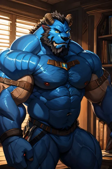 daddy,big body,beard face,x men,the beast, mutant, blue beast color