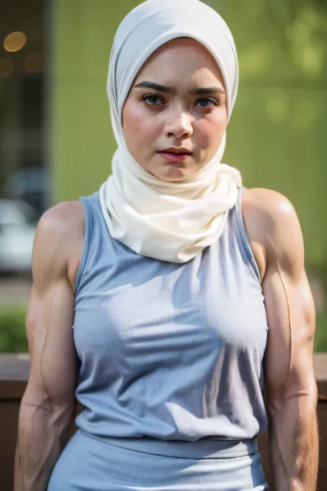 (Chubby Pussy), SCARFS, ((Bright Floral Pattern)), ((Short Pencil Skirt)), (Pencil Singlet floral pattern), (Arm Muscles:1.7), ((Neck Lace)), ((6x-UltraSharp)), Milf Bitch, ((Singlet)), Straddling, ((Naked white)), ((Old Lady :1.6)), Very cute like a Matur...