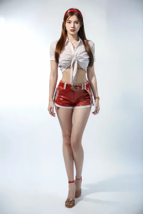 (RAW shooting, Photoreal:1.5, 8k, highest quality, masterpiece, ultra high resolution), perfect dynamic composition:1.2, Highly detailed skin and facial textures:1.2,beautiful and aesthetic:1.2,caucasian:1.4, fair skin:1.4,full body:1.4,sandals:1.4, (large...