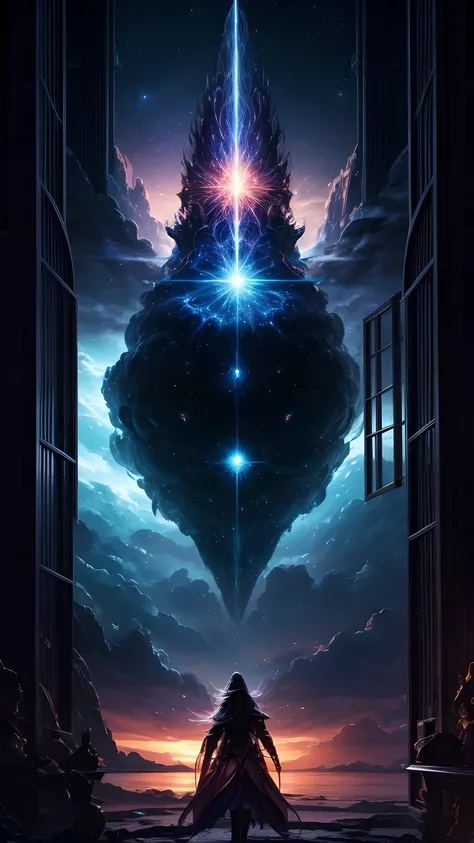 The Beginning of Chaos,The beginning of the universe,The world was created,fantasy,Cloud Window,Creation myth