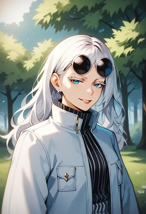 score_9, score_8_up, score_8, best quality,masterpiece,4k,very aesthetic,uncensored,rating_explicit,rating_questionable, anime_source,  gojou satoru, genderswap (mtf), long hair, white hair, blue eyes, depth of field, stunning color, (white eyelashes:1.5),...