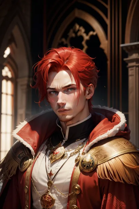 A king with red hair