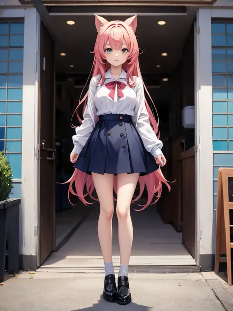 anime girl full body  standing 