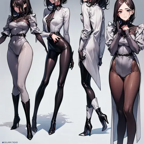 ((Biologically correct number of limbs)), Wearing stiletto-heeled over-the-knee boots:1.1, a beautiful girl, has a pair of legs , having beautiful legs, only lower body, best quality, leggings, foot close up view only