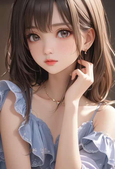 beautiful 15 year old girl, masterpiece, highest quality, 8k animation, detailed fingers, accurate fingers, it&#39;s not an unna...