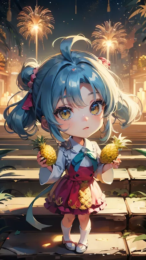 (Masterpiece、Fresh pineapple:1.5)