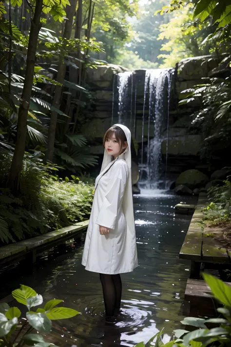 background, Fantasy, amazing, Fantasy, forest, 1 girl, sexy sister, nun