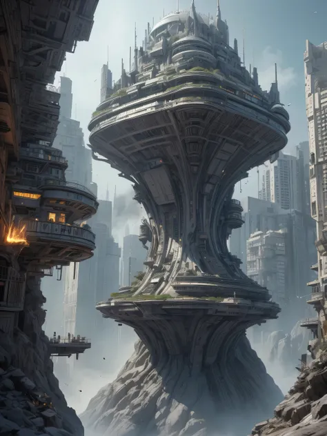 unreal engine:1.4,UHD,Best quality:1.4, fotorrealist:1.4, Masterpiece:1.8, unearthly, , Colonization of a new planet, gloomy atmosphere, a lot of alien vegetation, Intricate flowers, Alien Creatures, wild atmosphere, aggressive environment, amazing, stunni...
