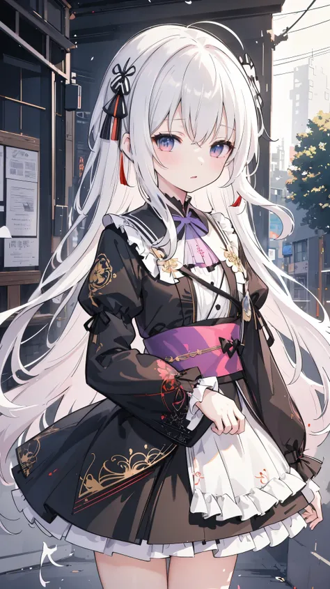 8K,Abstract Expression Abstract Beauty,Centrally located,((Audience only:1.2)),(Almost perfect:1.4),(Lolita clothing),Ruffle skirt,Dynamic,moonLight, Very detailed content,number,Art Station,Concept Art,Light滑的,Clear focus,Light,Works by Carne Griffiths an...
