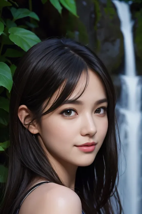 (ultra realistic) , (illustration), (increase resolution), (8K), (extremely detailed), (best illustration), (beautiful detailed eyes), (best quality), (ultra-detailed), (masterpiece), (wallpaper), (detailed face), 1 girl, black straight hair, slender body,...
