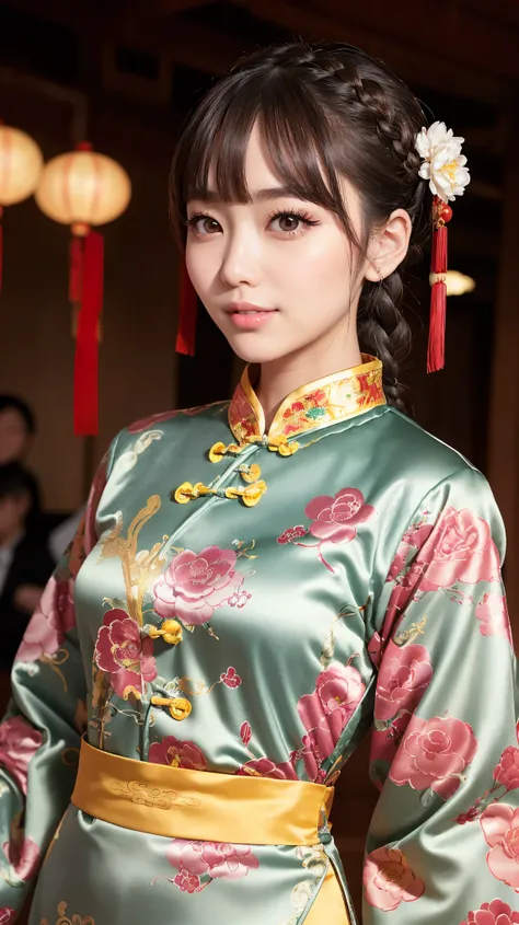 Realistic, masterpiece, Highest quality, Highest Resolution, Anatomically correct, Accurate Anatomy, 7 heads, Height: 165cm, One Japanese woman, profile, Staring at the audience, Smiling with an open mouth, Staring at the audience, Fine and beautiful eyes,...