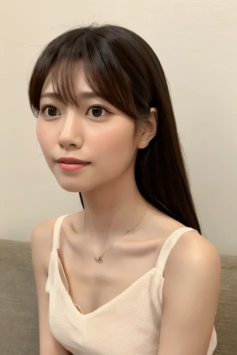 Skinny Japanese woman, Dressed, small head, cute face, detailed face, detailed eyes, (photographrealistic:1.4), (Hyper realistic:1.4), (Realistic:1.3), (Smoother lighting:1.05), (increase cinematic lighting quality:0.9), 32K, 1girl in, 30-years old, Realis...