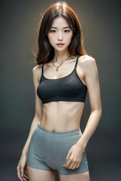 Skinny Japanese woman, Dressed, small head, cute face, detailed face, detailed eyes, (photographrealistic:1.4), (Hyper realistic:1.4), (Realistic:1.3), (Smoother lighting:1.05), (increase cinematic lighting quality:0.9), 32K, 1girl in, 30-years old, Realis...