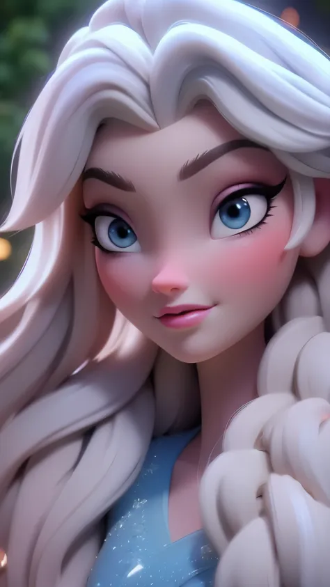 elsa, (perky breasts), (((small breasts))), smirk:1.2, beautiful blue eyes, (perfect iris’s), depth of colour to her eyes, blond...