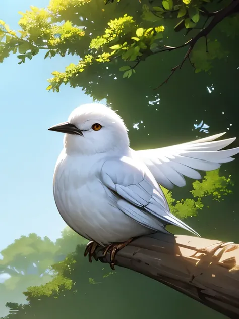 white bird,No human