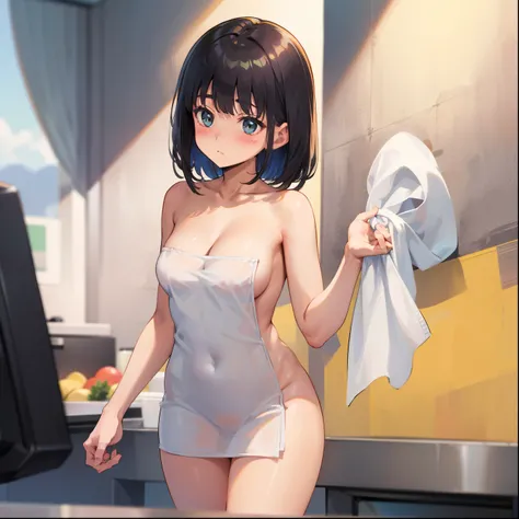 Ultra small towel naked、Great tit、See through、Areol、crack、Bottomless、Handy、cute、blush、Cleavage、Thighs Thighs Thighs Thighs、Very good、No panties、high resolution、crisp、Attention to detail