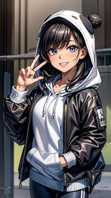 ((Scene of Happiness)),((2.0look away),((full body)),beautiful detailed eyes, beautiful detailed lips, extremely detailed eyes and face, longeyelashes, 1 Japanese girl, inside the park,((dark skin color2.0)), (very short black hair),((jolly smile)),((peace...