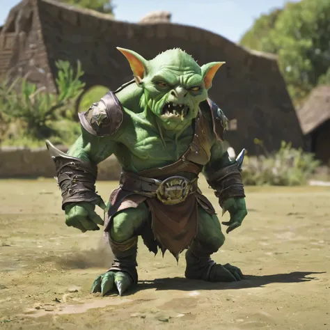 Um monstro goblin