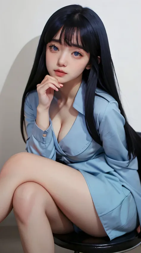 (pureerosface_v1:0.66),best quality, ultra high res, (photorealistic:1.4), 1girl,nice detailed eyes, heavy eye makeup, slim waist, blush, Kpop idol,(aegyo sal:1.0), detailed eye makeup, puffy eyes, solo, perfect anatomy, (busty), (cleavage),(slender),(blac...