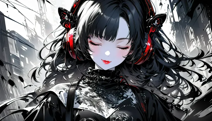 (closed eyes)