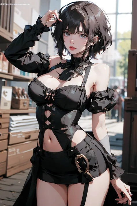 8K RAW Photos、High resolution、Sexy 21 year old cool Korean poses in corset and garters、Featured in ARA file photo, Steampunkの美しいアニメの女性, Steampunkの美しい女神, Like a female mechanic, Steampunkの衣装を着ている, Steampunkの世界で,鮮やかなSteampunkのコンセプト, ( Steampunk ), gorgeous c...