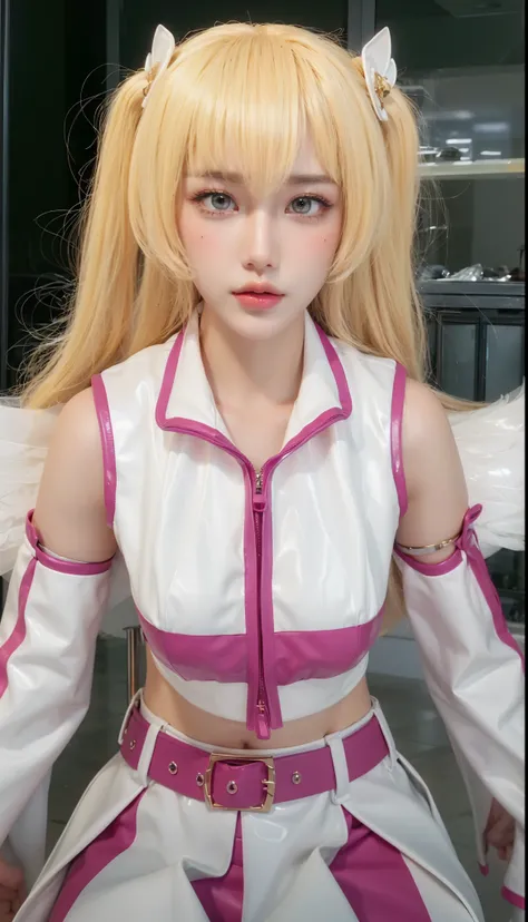 Game Art，CG Animation，Best image quality，Maximum resolution，8K picture quality，(A bust photo)，(portrait)，(Head close-up)，(Rule of Thirds)，Unreal Engine 5 rendering works，20 year old girl，((Queen))，The eyes are very detailed，(Large Breasts)，Elegance and nob...