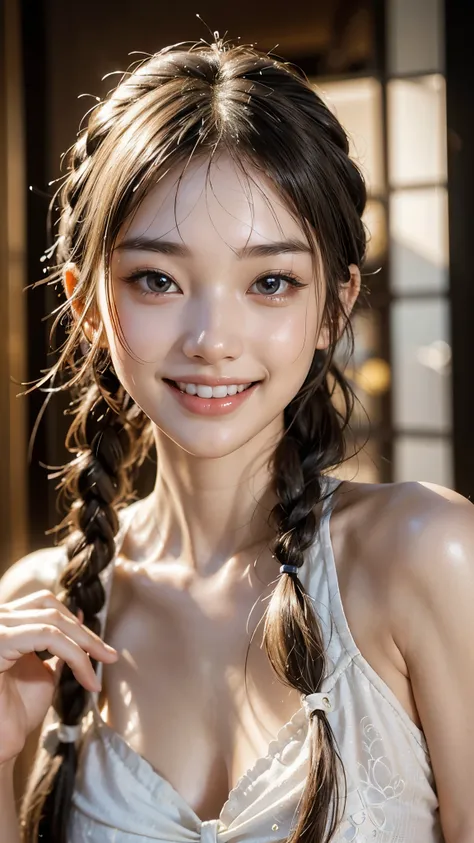 (Beautiful Woman Photo)
(Mastepiece:1.3)Beautiful Japanese girl,((smile:1.4)),Beautiful face,(Lifelike face),Beautiful delicate eyes,((White one piece dress)),Realistic eyes,Beautiful skin,Realistic skin texture(Real Skin)Radiant Skin,Professional Lighting...