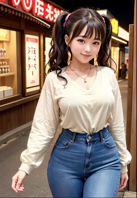 (Highest quality,masterpiece:1.3,Ultra-high resolution),(Very detailed、Caustics) (Realistic:1.4, RAW shooting、)Ultra-Realistic Capture、Very detailed、Natural skin texture、masterpiece、(A Japanese elementary school student wearing a basque shirt and jeans:1.3...