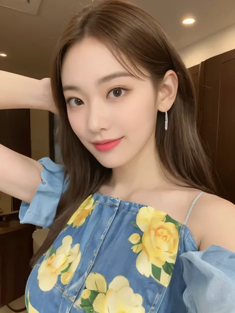 (highest quality、16K high resolution, Super detailed, masterpiece, Live shooting, realistic:1.5, hyper realism:1.5, sharp focus, very delicate and beautiful, small details, bust shot), 3 Japanese woman, 160cm tall, 50kg, bust 84cm, waist 59cm, hips 86cm, h...