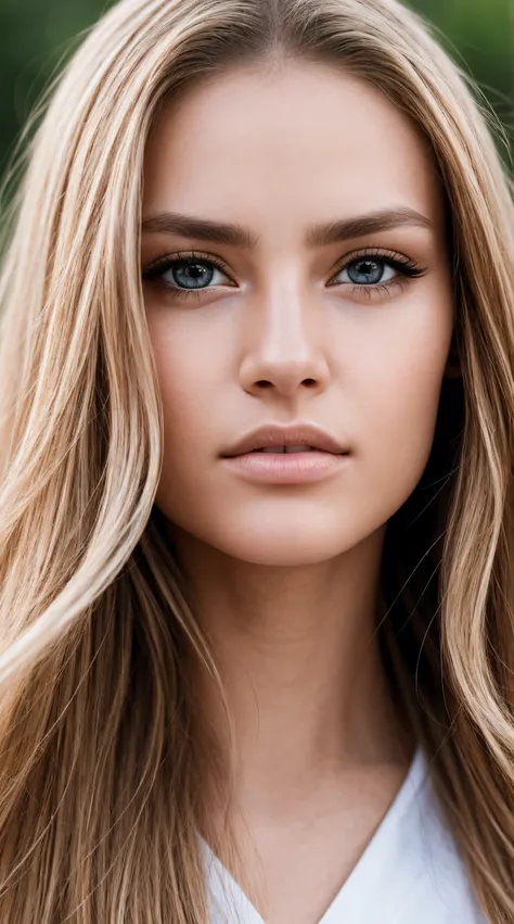 Caucasian model of , close-up, masterpiece, top quality, raw photo, photorealistic, face, incredibly ridiculous, beautiful girl, cute, detailed eyes, arranged hairstyle, depth of field, high resolution, ultra detail, fine detail, highly detailed, highly de...