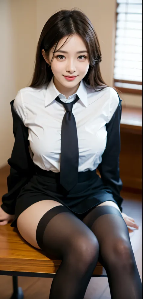 Top quality、high resolution、Ultra Detailed、masterpiece、Original Photography、Realist、Photorealistic、Extremely refined、Fine details、、(((oral sex pov)))、 、Japanese、at the hotel,(((Wear a business suit))),(((Sitting under the table))),Pay attention to her tigh...