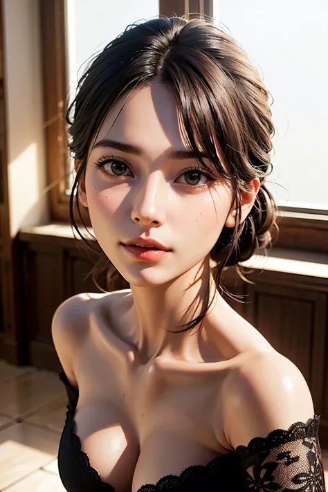 1 person, alone, Beautiful Skin, very detaileded, ultra detaileded, Ultra-high resolution, (Photorealism:1.4), (Highest quality), (Best Shadow), detailed, Perfect lighting, Black Hair:2, ((Showpiece, Highest quality, High precision)), one person&#39;s, (Re...