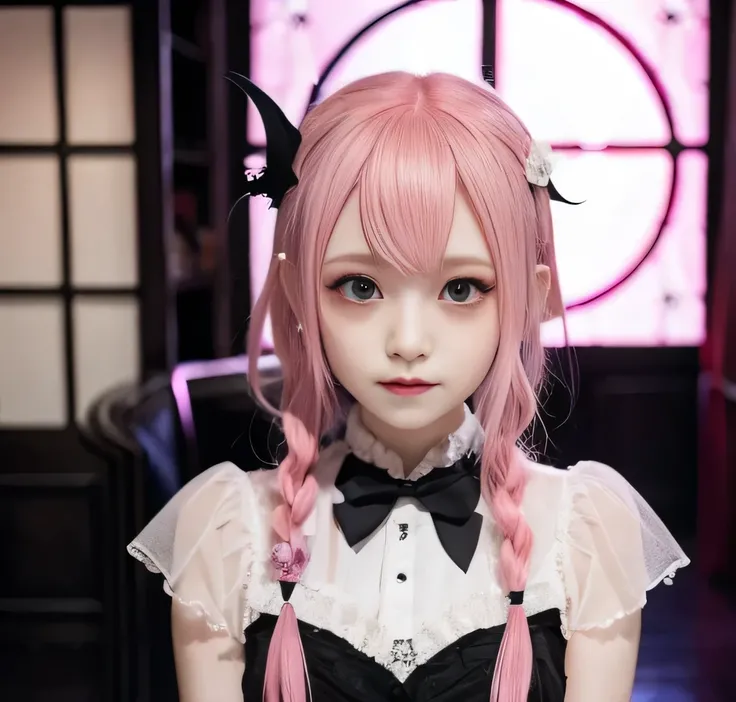 Yofukashi no Uta Characters　Nazuna　Pink Hair　vampire