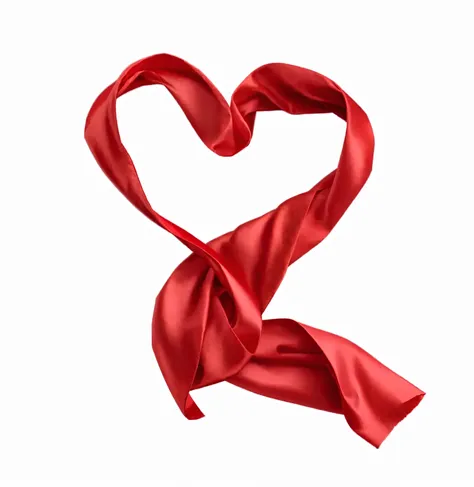 red silk scarf，red silk flow cloth，Smooth silk，There is no pattern，纯red，red ，Flowing blood-red silk，Flowing blood red silk，red ribbon，Rotating red silk fabric，red silky long cloth，red heart，forming a heart with their necks，Silk flowing in the wind，scarf，De...