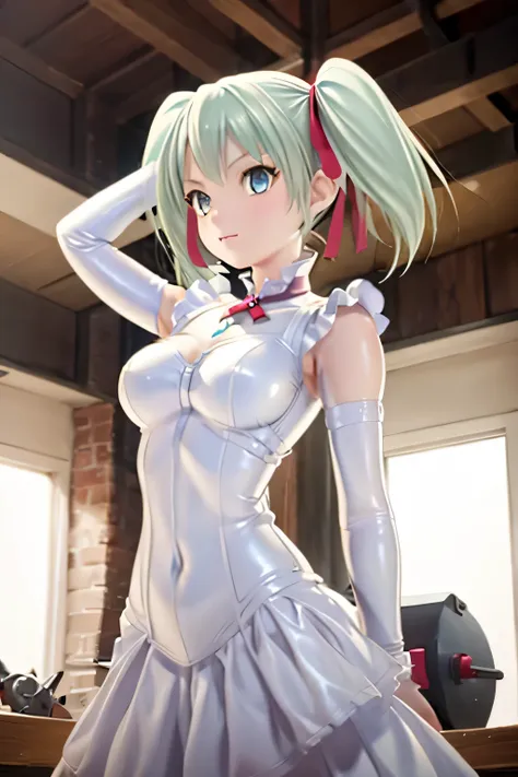 Perfect Anatomy　Highest quality,Highest Resolution,(((White latex dress)))　Advance Wars Tabitha