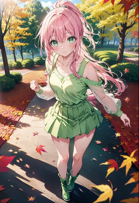 laladevi luke, lara deviluke, long hair, pink hair, tail, ahoge, bangs, hair ornaments, (green eyes:1.5), smile,open your mouth,...