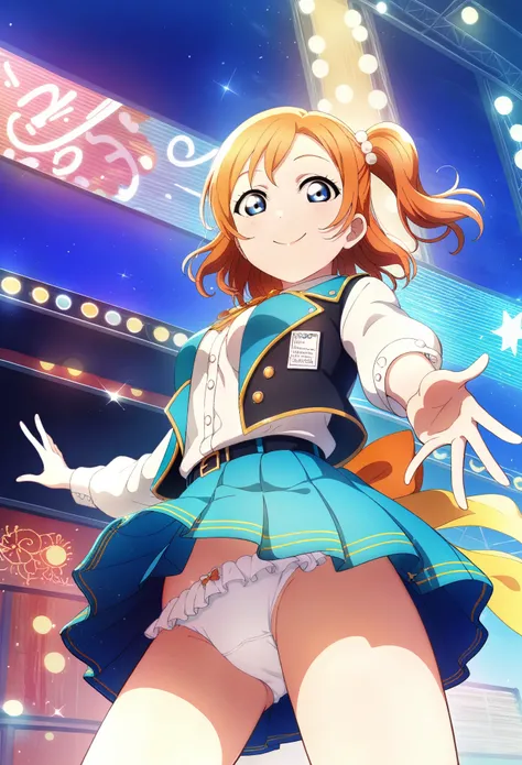 (Low - Angle), (masterpiece, Highest quality, High resolution), score_9, score_8_superior, score_7_superior, score_6_superior, sauce_anime, One person, Honoka Kousaka, We are in the present, lovelive!, score_9, score_8_superior, score_7_superior, score_6_s...