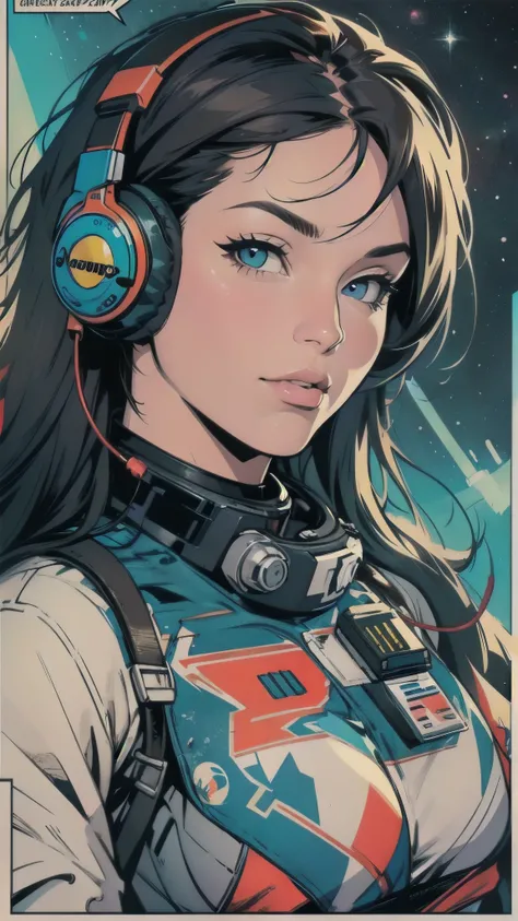 (((ultimate best quality))),((((solo:1.2)))),((((1girl:1.2)))),((((beautiful perfect woman)))),(((detailed perfect body, detailed perfect finger))),((((((ultimate spacethriller movie poster)))))),(((bust up, close up))),(((((American comics))))),(((extreme...