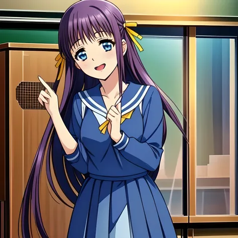 highest quality, (masterpiece:1.2), (A very intelligent and serious heroine, Very detailed beautiful 16yo heroines portrait of game CG, beautifully and artistically painted as cover of girls magazine: 1.6), (She is turning quickly and looking at me: 1.6), ...