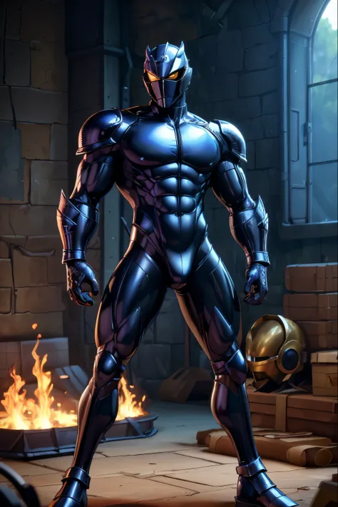 ((best qualityer, 8k, ultra detali, work of art: 1.3)), 1 young boy, shining skin, Spitz, Perfect Body Beauty, realistic shaded perfect body, muscular male, (Handsome male face:1.1),("May, big bulge ":1.2),("perneiras , armors":1.1),("glove, armors":1.1 ),...