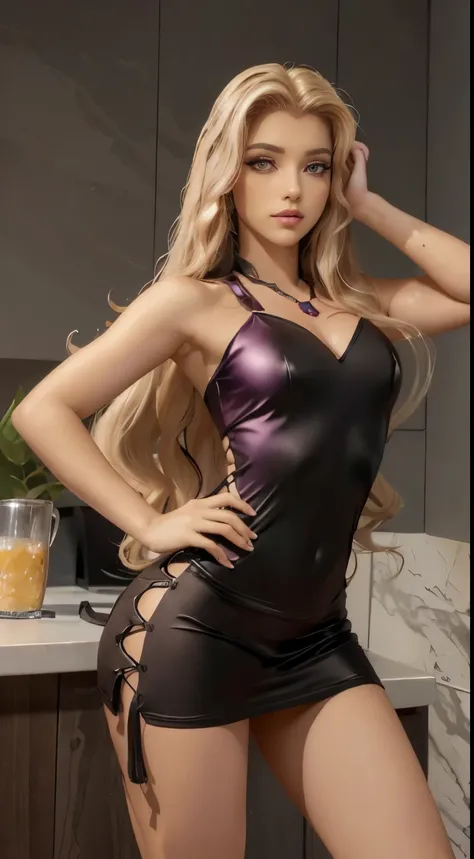 (masterpiece, The best quality, fotorrealist, High Resolutions, Cinematographer, :1.3), sharp focus, 1 beautiful teen girl , American Girl,  , Teenage model ,diaphragm, Highly detailed pink eyes and pupils, Piel realist, slim body shape, neckline, extremel...