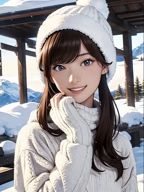 High resolution, 8k, Highest quality, detailed, Semi-realistic anime, Anime 3D Style, Smooth anime CG, One Girl, A 20-year-old Japanese woman, slim, Modeled, Shiny brown hair, detailedな顔, Beautiful and detailed, Glowing Skin, Hard Focus、Film Grain, Soft li...